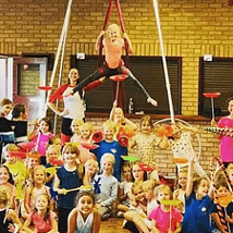 Circus skills, holiday camp and sensory play holiday camps and workshops and classes and events in Conniburrow, Harpenden and Hitchin for babies, toddlers, kids, teenagers and 18+ from Showtime Circus