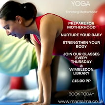 Yoga classes in Wimbledon for adults years + pregnancy. Pregnancy Yoga, Mamalma, Loopla