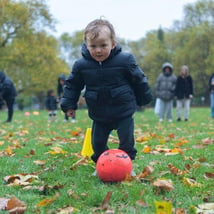Football classes in Hackney for 2-3 year olds. BabyBallers Blueberry Class Football, FunnClubb, Loopla