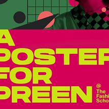 Creative Activities  in Chelsea for 9-15 year olds. A Poster for Preen, The Fashion School, Loopla