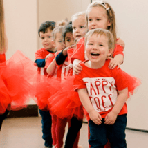 Dance classes for 1-5 year olds. Mixed Toddle Tots, Tappy Toes, Loopla