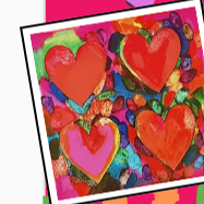 Art  in Kensal Rise for 5-10 year olds. Jim Dine's Valentine Extravaganza, Mini Picassos, Loopla
