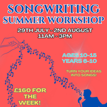 Singing  in Muswell Hill for 10-15 year olds. Songwriting Summer Workshop, New London Performing Arts Centre, Loopla