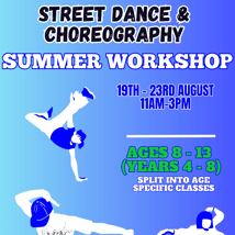 Dance  in Muswell Hill for 8-13 year olds. Street Dance & Choreography Summer Workshop, New London Performing Arts Centre, Loopla