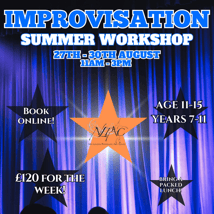 Drama  in Muswell Hill for 11-15 year olds. Improvisation Workshop, New London Performing Arts Centre, Loopla