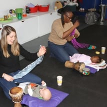 Baby Group classes for 0-12m. Sensory Baby Stay and Play, Brockwell Lido, Whippersnappers, Loopla