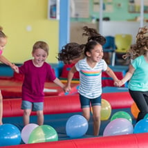 Gymnastics activities in Hampstead for 3-8 year olds. Super Quest Camp Hampstead, The Little Gym Hampstead, Loopla
