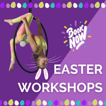 Easter activities  for 7-15 year olds. Easter Aerial Workshop, Flying Fantastic, Loopla