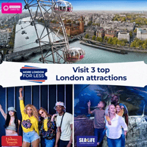 Kids Activities activities in South Bank for 3-17, adults. Save up to 61% on Multi-Attraction Tickets, The London Eye, Loopla