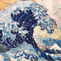 Art  in Blackheath for 5-11 year olds. At The Beach with Hokusai's Great Wave, The Conservatoire, Loopla