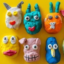Art  in Blackheath for 6-12 year olds. Salt Dough Creatures, The Conservatoire, Loopla