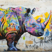 Art  in Blackheath for 5-11 year olds. Rhinos on the Streets, The Conservatoire, Loopla