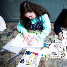 Art activities in Blackheath for 6-12 year olds. Groovy Tie Dye, The Conservatoire, Loopla