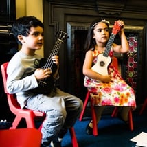 Music classes for 4-5 year olds. Highly Strung! Ukulele Group, beginners, The Conservatoire, Loopla