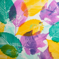 Art  in Blackheath for 3-5 year olds. Leaf Printing, The Conservatoire, Loopla