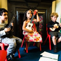 Music classes in Blackheath for 4-5 year olds. Highly Strung! Ukulele Group, some experience, The Conservatoire, Loopla