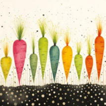 Art  in Blackheath for 4-7 year olds. Watercolour Vegetables, The Conservatoire, Loopla