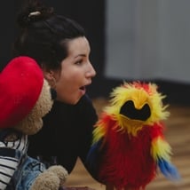 Story Telling private music puppetry shows for 0-12m, 1-8 year olds in Highbury, London