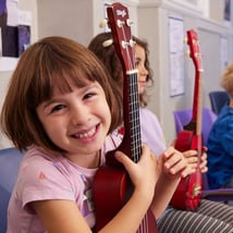 Music  in Hackney Wick for 4-11 year olds. Ukulele, Music and Activities Camp, The Strings Club, Loopla