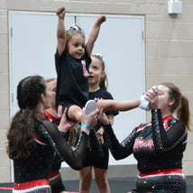 Gymnastics classes in Clapham Park for 3-6 year olds. Heartbreakers Cheer Team, Ultimate Cheer, Loopla