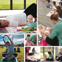 Yoga, fitness and pilates classes in  for babies and toddlers from Busylizzy Clapham & Battersea