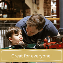 STEM  activities in Brentford for 4-17, adults. Association of 16mm Narrow Gauge Modellers, London Museum of Water & Steam, Loopla