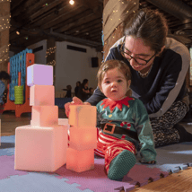 Sensory Play activities in Canary Wharf for 0-12m. Mini Mondays: Snowy City - Baby Session, London Museum Docklands, Loopla