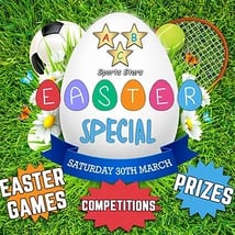 Easter activities activities in Lambeth for 3-5 year olds. ABC Sports Stars Easter Special, 3-5yrs, ABC Sports Stars, Loopla