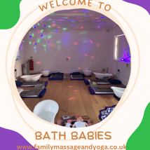 Baby Group classes in Chingford for 0-12m. Bath Babies, Family Massage and Yoga, Loopla