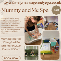 Baby Group  in Chingford for 0-12m. Mummy & me Spa, Family Massage and Yoga, Loopla