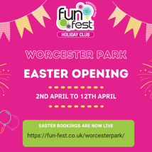 Kids Activities  in Worcester Park for 3-12 year olds. Fun Fest Worcester Park, Fun Fest Kingston upon Thames , Loopla