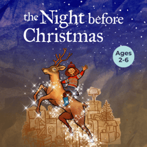 Theatre Show  in Wimbledon for 2-6 year olds. The Night Before Christmas, Polka Theatre, Loopla