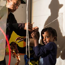 Creative Activities activities in South Kensington for 5-11 year olds. Sensory Friendly: Design and Draw with Light, Young V&A, Loopla