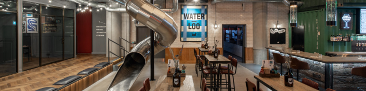 Kids Activities  in Waterloo Station  for 5-17, adults. Duck Pin Bowling, BrewDog Waterloo, Loopla