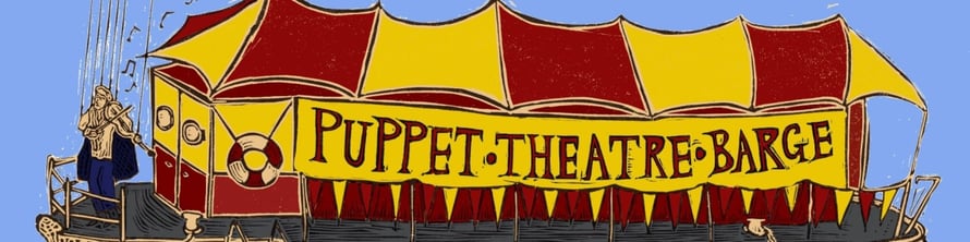 Theatre Show  in Little Venice for 3-17, adults. Hanging by a Thread, Puppet Theatre Barge, Loopla